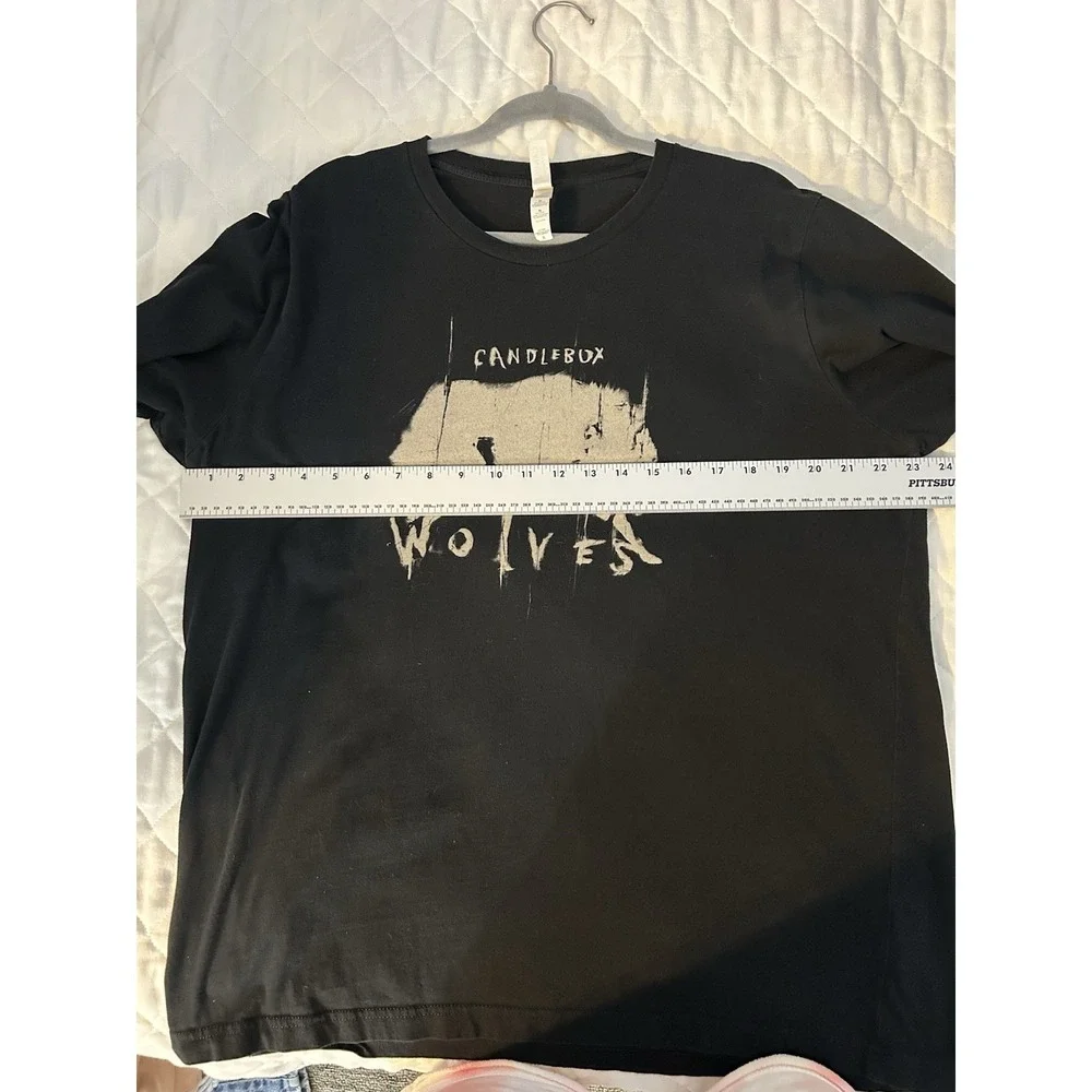 Candlebox "Wolves" 2022 Concert Tour Shirt XL Black Bella + Canvas 2-Sided - Picture 7 of 8